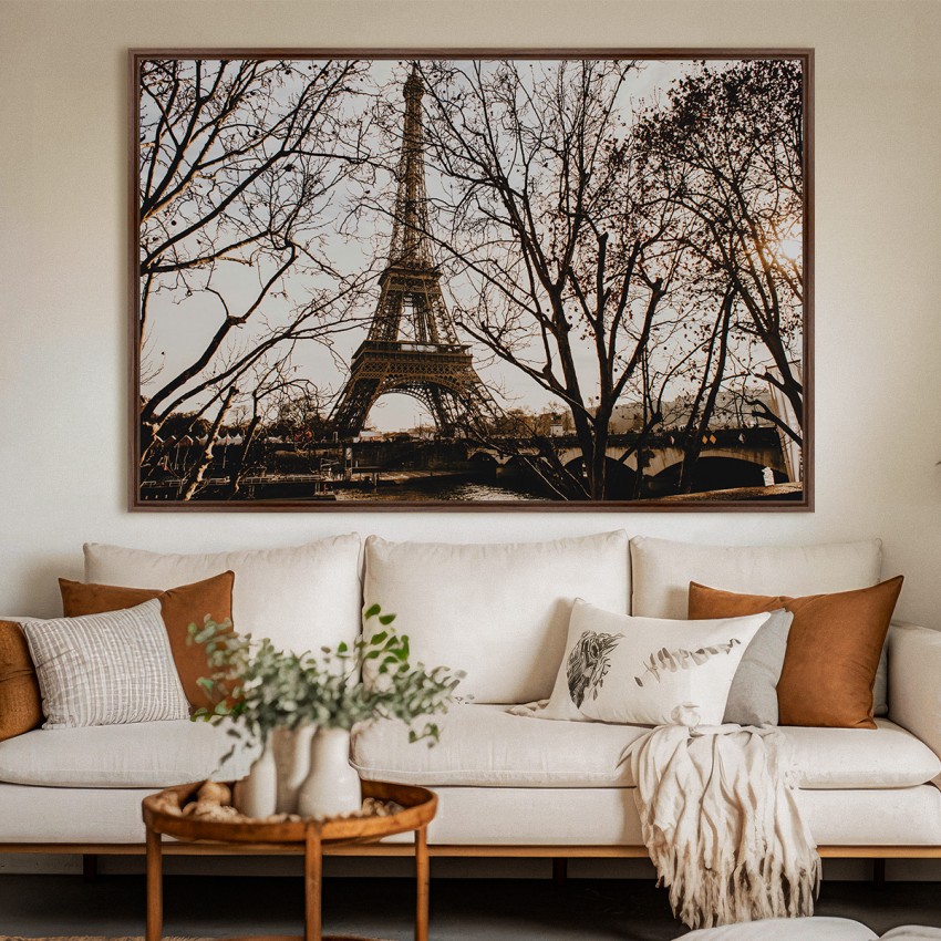 Quadro Torre Eiffel Paris em Arte Vintage