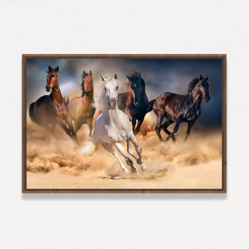 Quadro Cavalos Correndo em Arte decorativo