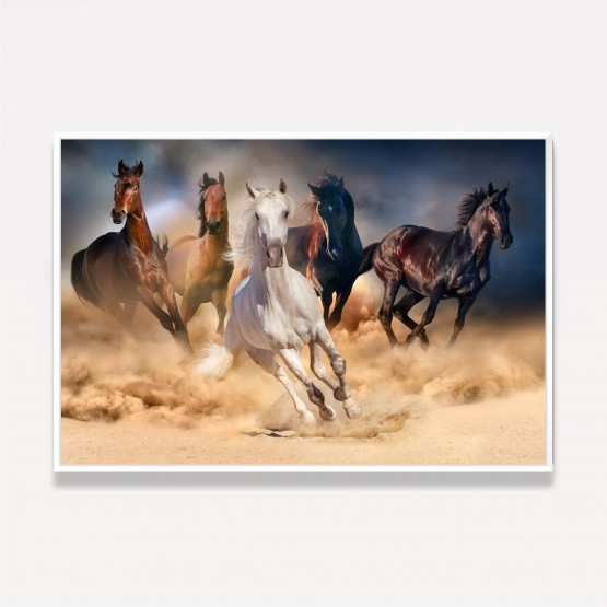 Quadro Cavalos Correndo em Arte decorativo 