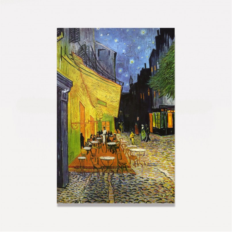 Quadro Terraço do Café - Van Gogh - Releitura