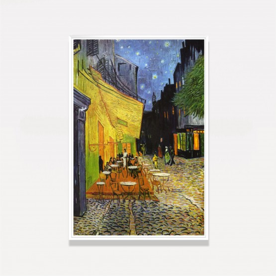 Quadro Terraço do Café - Van Gogh - Releitura