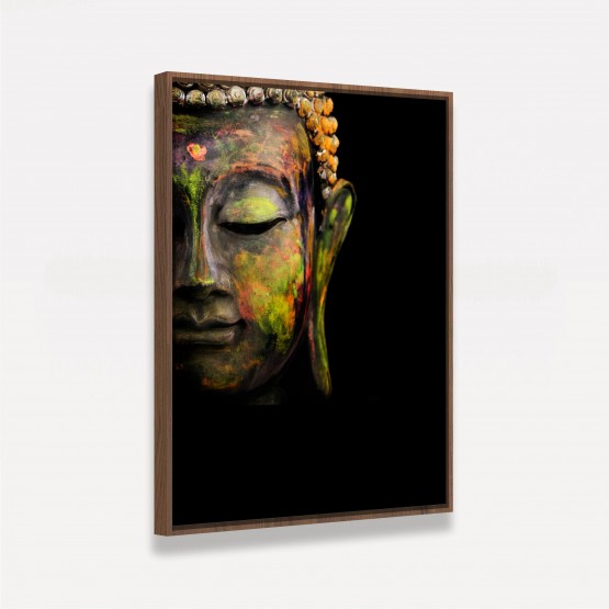 Quadro Buda Colorido em Arte