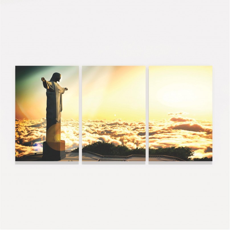 Quadro Cristo Redentor Ao Céu - Rio de Janeiro