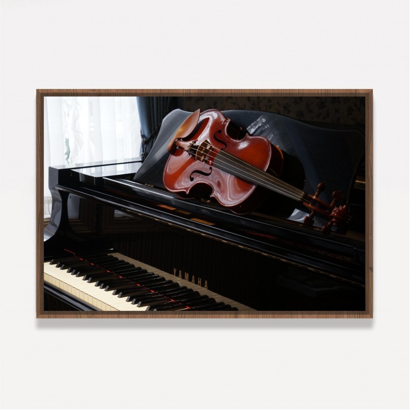 Quadro Piano & Violino decorativo