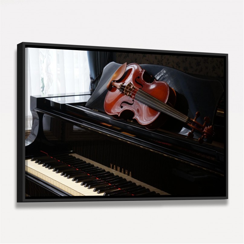 Quadro Piano & Violino decorativo