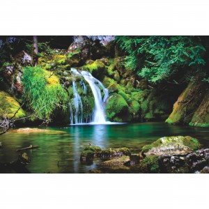 Quadro Cachoeira Natureza Verde
