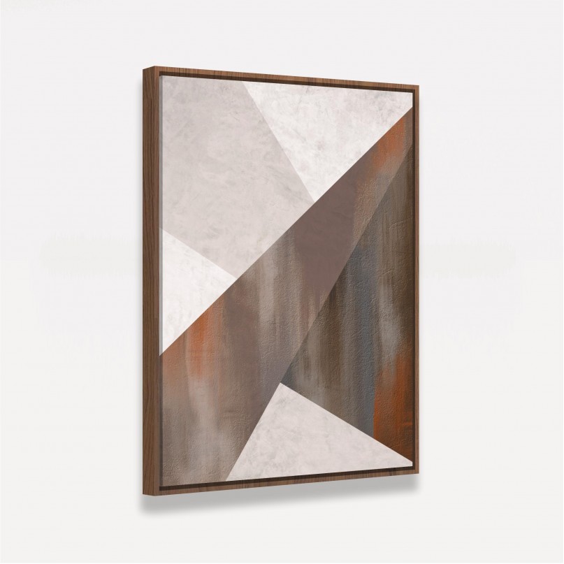 Quadro Arte Abstrata Geométrica Texture QZ Collection