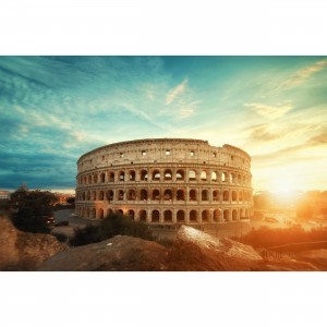 Quadro Roma Coliseu Ao Entardecer