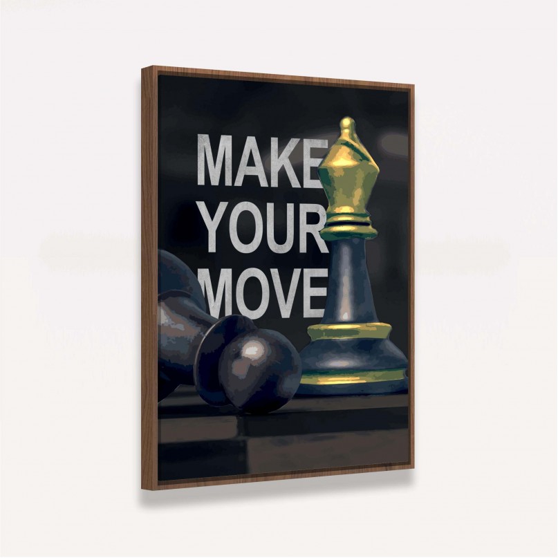 Quadro Xadrez Chess Make Your Move