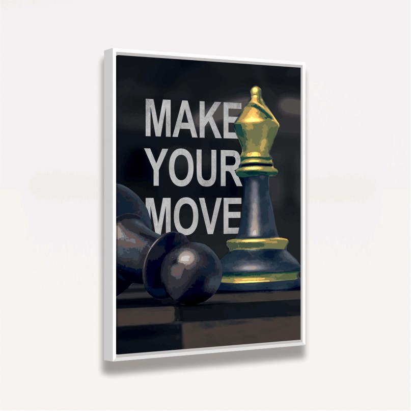 Quadro Xadrez Chess Make Your Move
