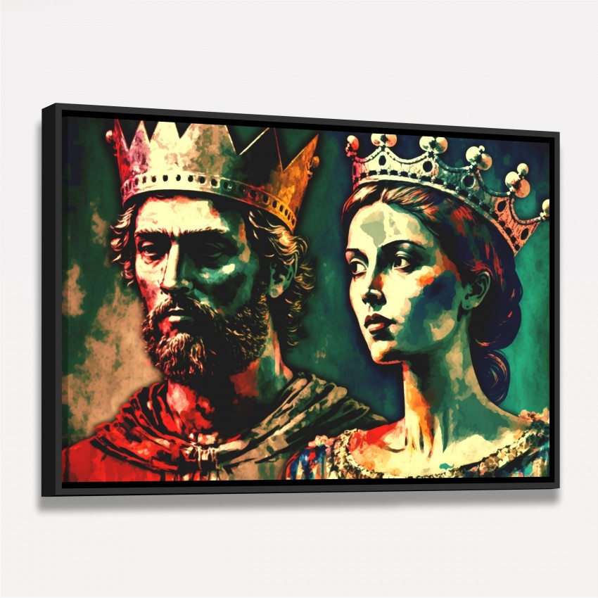 Quadro Rei e Rainha Eternal Artistico
