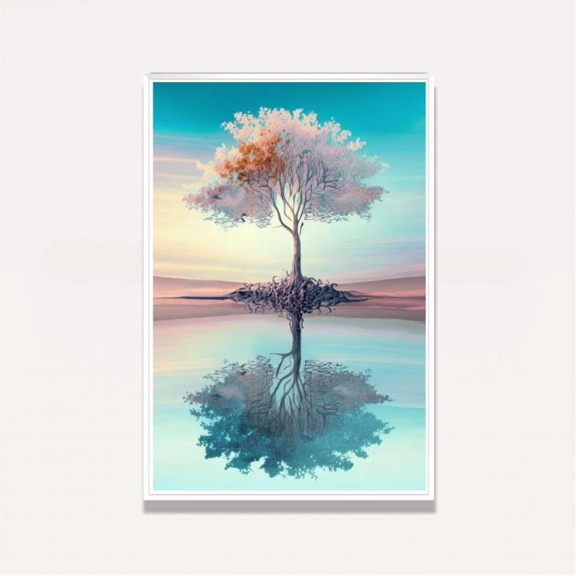 Quadro Árvore Colors Reflexo do Crescimento