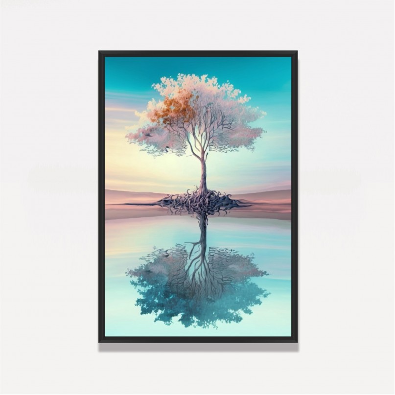 Quadro Árvore Colors Reflexo do Crescimento