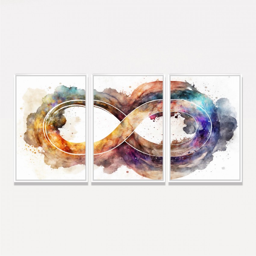 Quadro Trio Infinity Colors