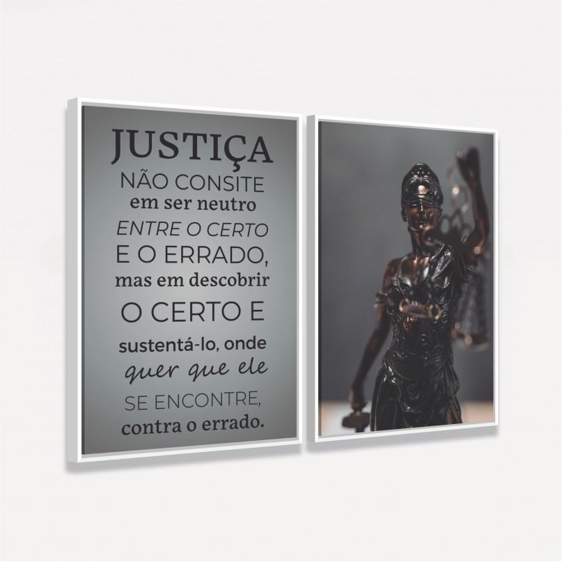 Kit Duo Advocacia Equidade e Justiça