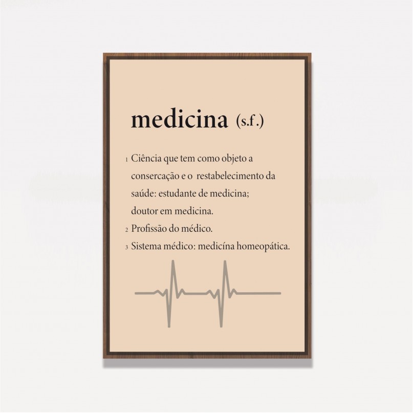 Quadro Definição Medicina