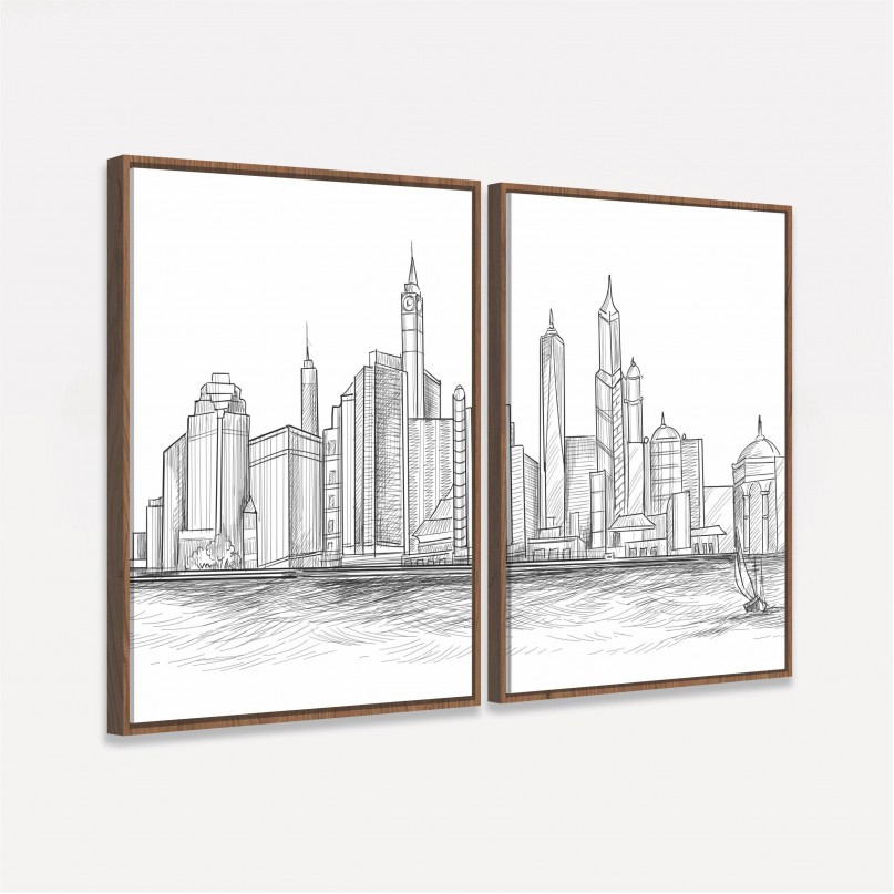 Kit Duo Drawing New York City