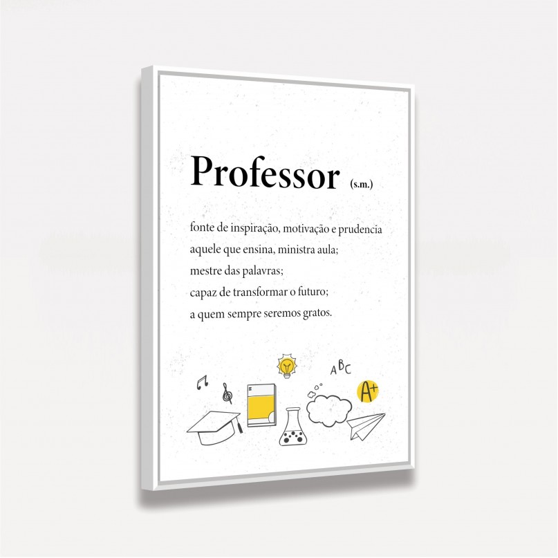 Quadro Definição de Professor