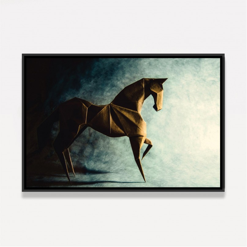 Quadro Cavalo em Origami