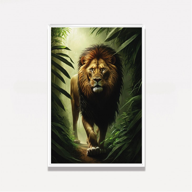Quadro Leão Rei da Selva