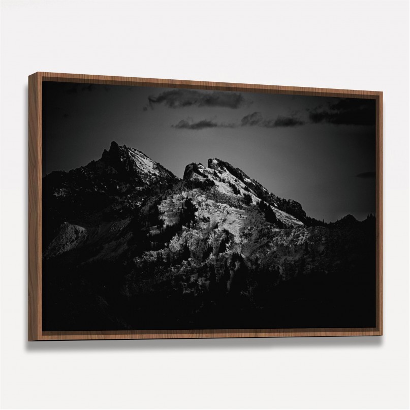 Quadro Mountain's Peak in Black