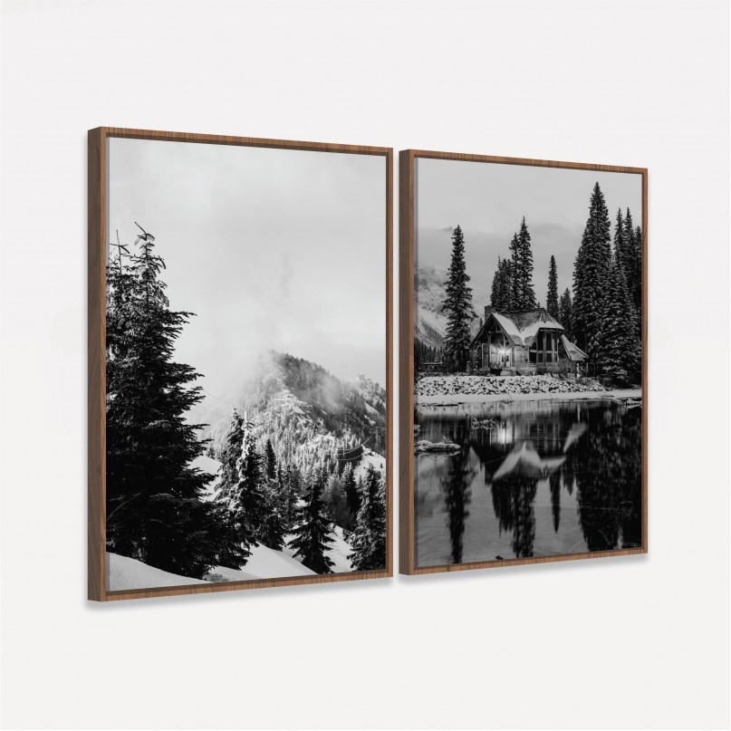 Quadro Winter in The Mountains - Duo