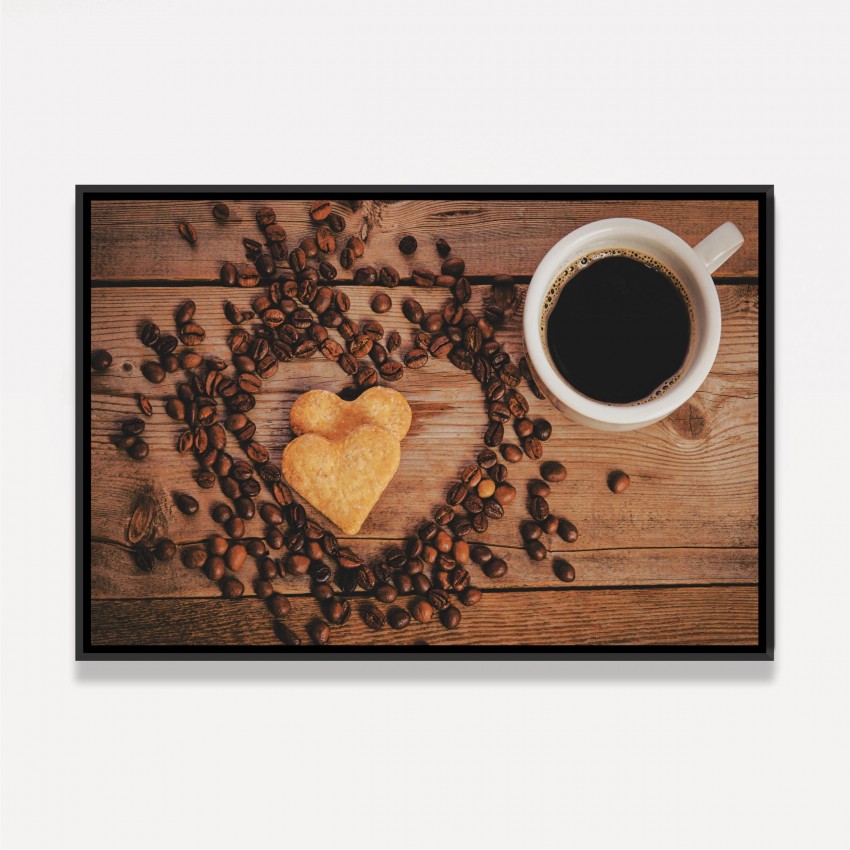 Quadro Decorativo Café e Amor
