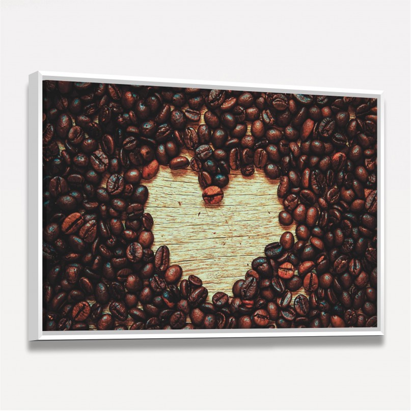 Quadro Decorativo Amor por Café