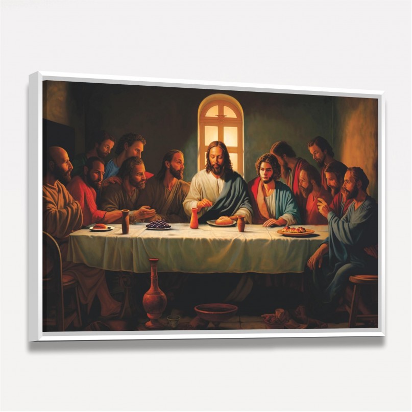 Releitura Quadro Santa Ceia: O Banquete Divino
