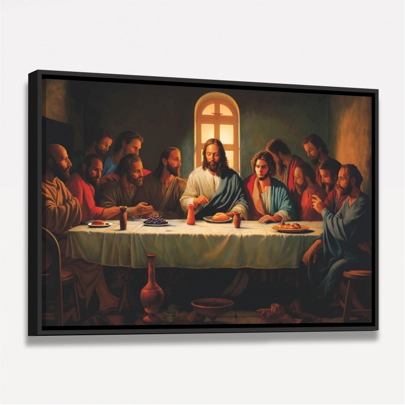 Releitura Quadro Santa Ceia: O Banquete Divino