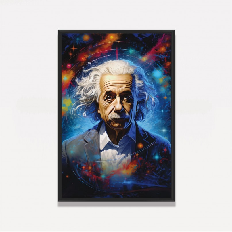 Quadro Representação Albert Einstein Físico teórico