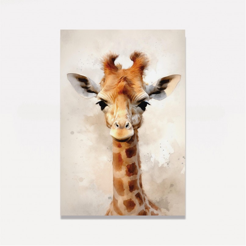 Quadro Baby Girafa