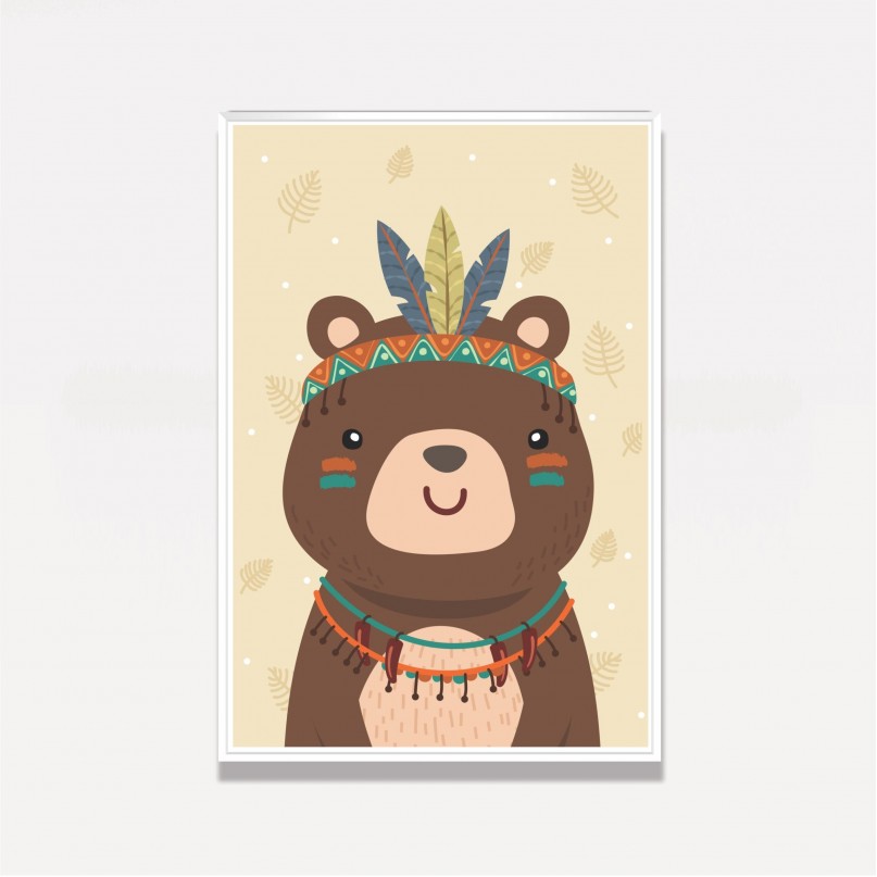 Quadro Infantil Urso