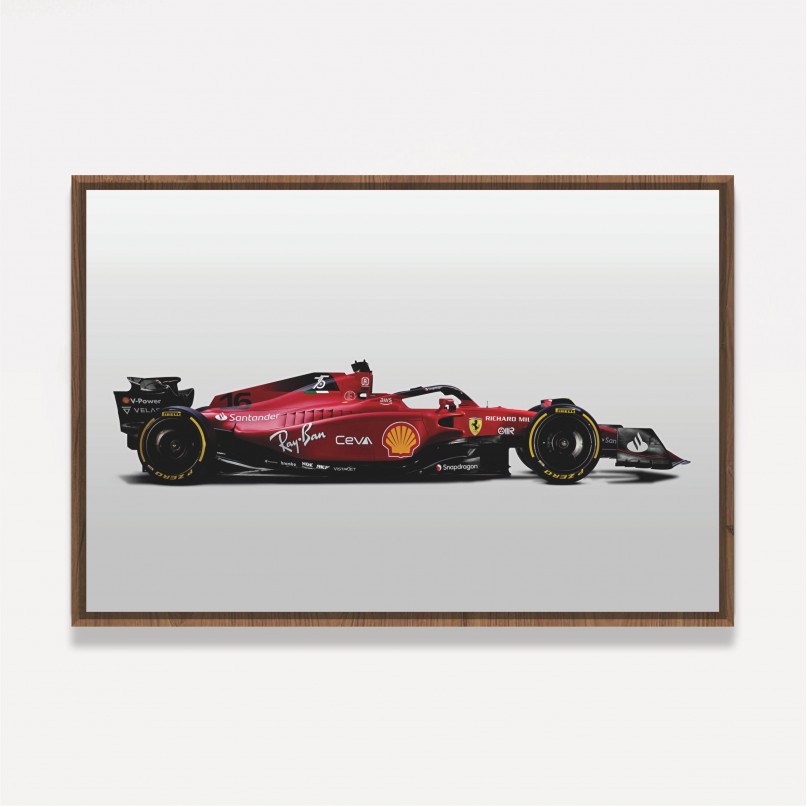 Quadro Carro de Corrida Ferrari F1-75
