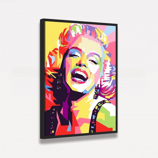 Quadro Marilyn Monroe Colorido Artístico