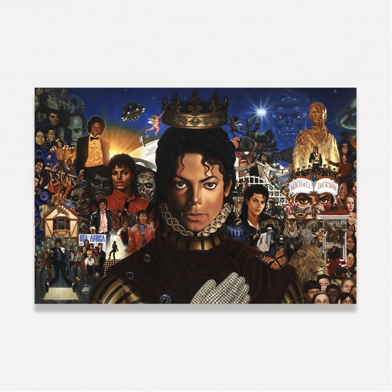 Quadro Musica Evolução Michael Jackson 