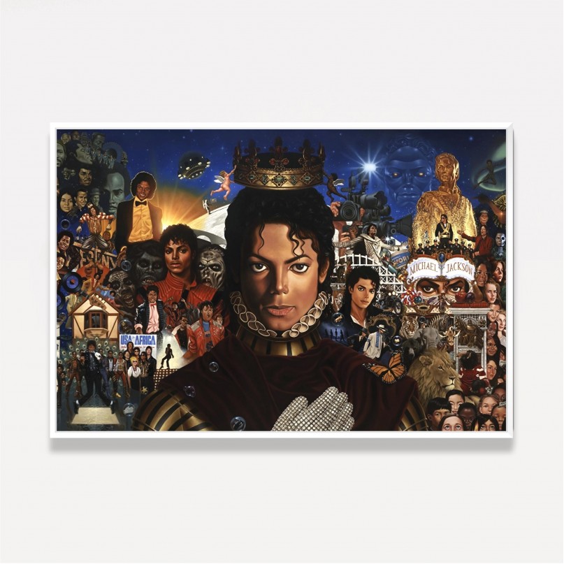 Quadro Musica Evolução Michael Jackson 