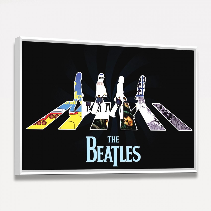 Quadro Ilustração Abbey Road The Beatles