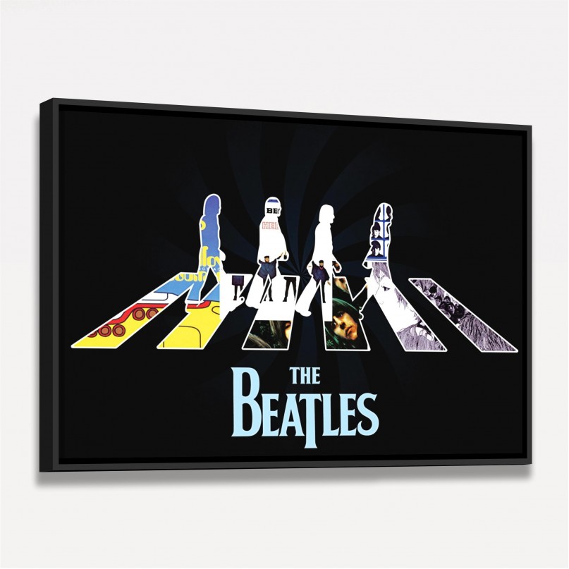 Quadro Ilustração Abbey Road The Beatles