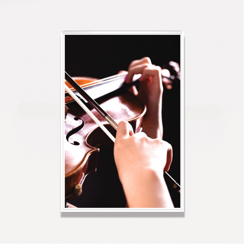 Quadro Violinista Arte da Música 