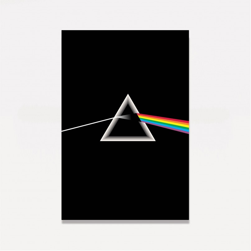 Quadro Prisma Álbum Pink Floyd 