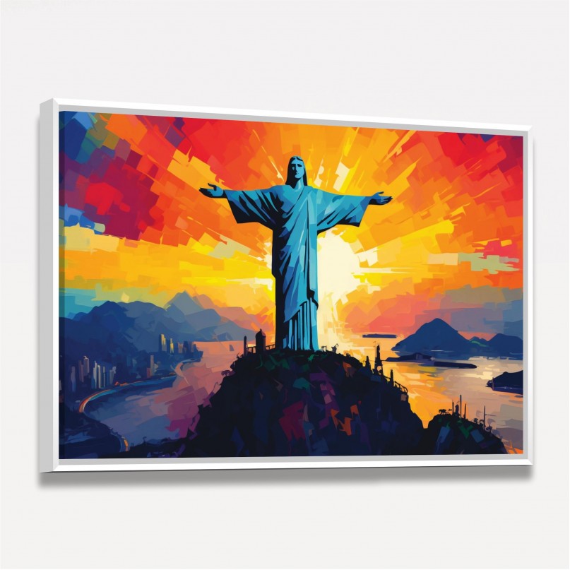 Quadro Artístico Cristo Redentor - Rio de Janeiro