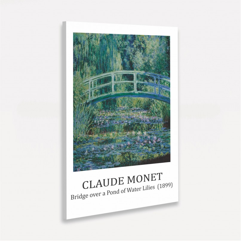 Quadro Claude Monet - Bridge over a Pond of Water Lilies (1899)