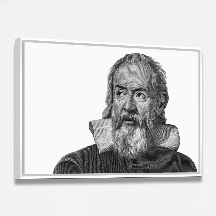 Quadro decorativo Galileu Galilei Ilustração