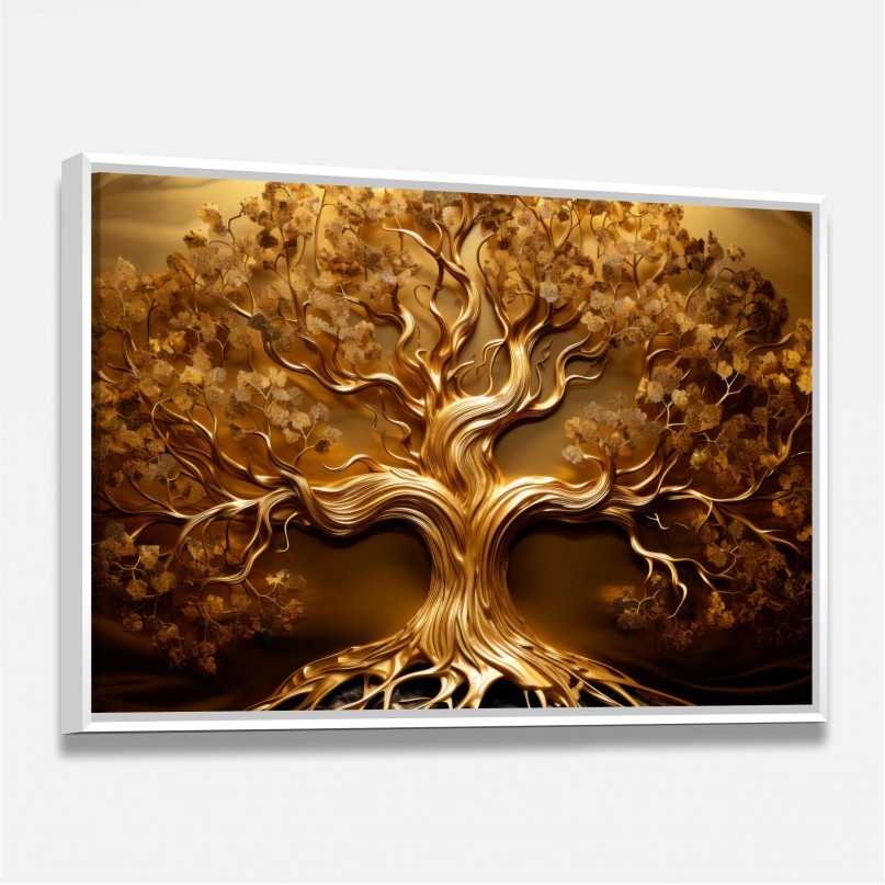 Quadro Árvore Dourada Luxury