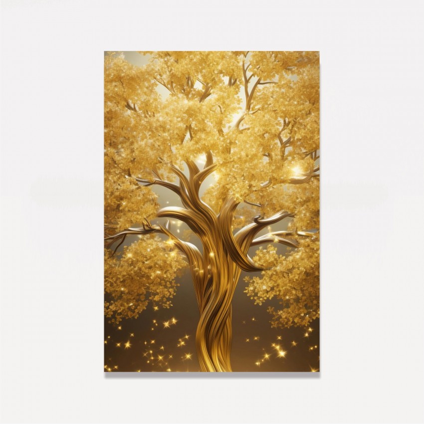 Quadro Árvore da Vida Golden Luxo