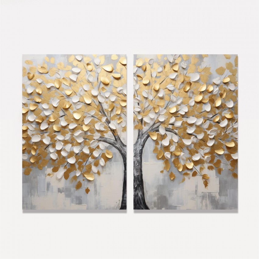 Quadro Duo Árvore da Vida em Arte da Existência