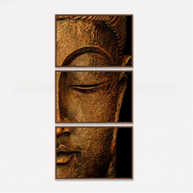 Quadro Buda Meditação Paz Statue