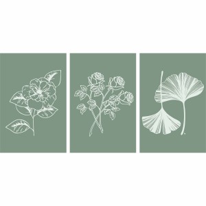 Kit de Molduras para Plantas Decorativas de Flores - Green Art