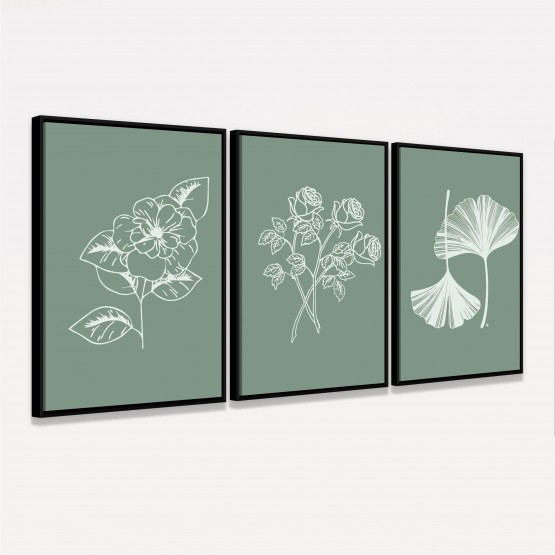Kit de Molduras para Plantas Decorativas de Flores - Green Art